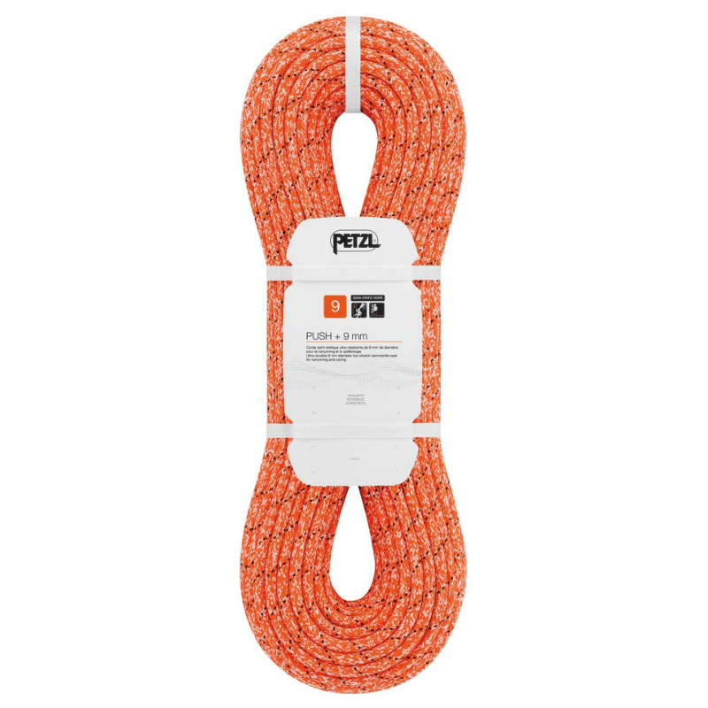 PUSH + Cuerda Semiestática 9mm x70m Naranja
